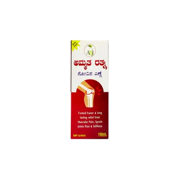 A&J HEALTH CARE Amrutha Rathna Pain Oil -A&J - 100Ml