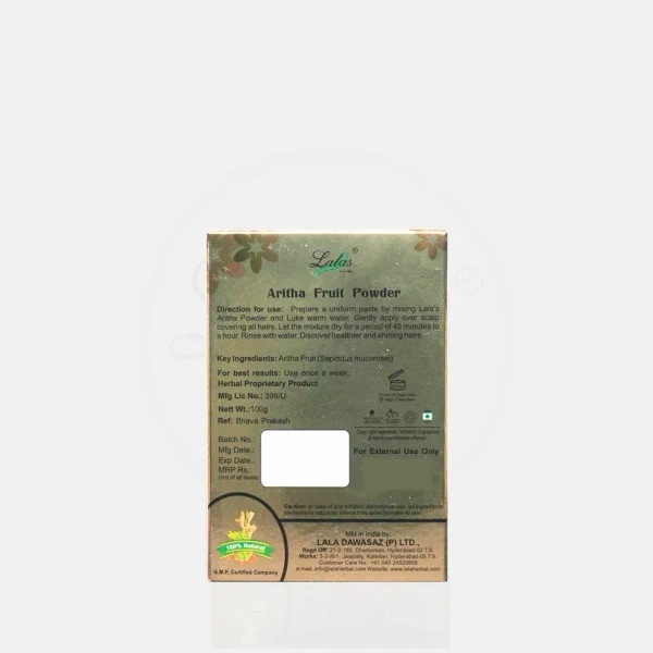 LALA DAWASAZ PVT LTD Aritha Powder - Lalas - 100Gm