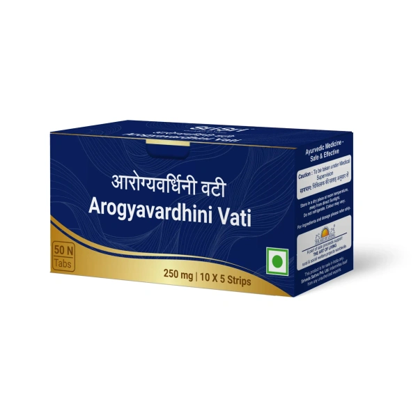 SRI SRI AYURVEDA Arogyavardhini Vati 250Mg - Sri Sri - 10 Tablets