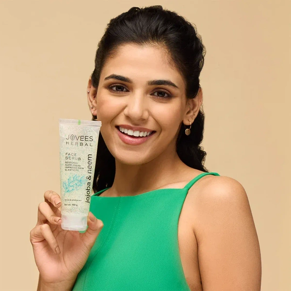 JOVEES HERBAL CARE Jojoba & Neem Face Scrub - Jovees - 100g