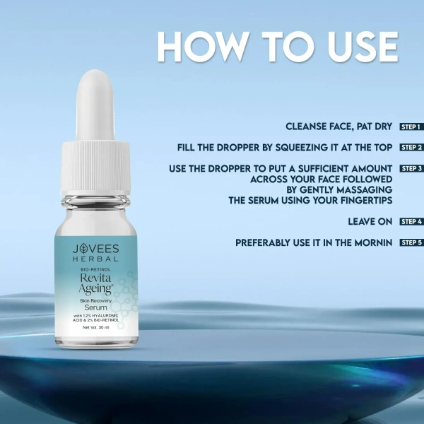 JOVEES HERBAL CARE Bio-Retinol Revita Ageing Face Serum    - Jovees Herbal - 30Ml