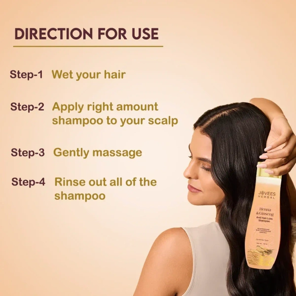 JOVEES HERBAL CARE Ginseng Anti Hair Loss Shampoo - Jovees - 150ml