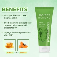 JOVEES HERBAL CARE Papaya & Honey Face Scrub - Jovees - 100g