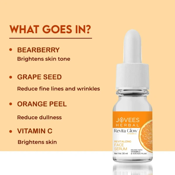 JOVEES HERBAL CARE Revita Glow Vitamin C Face Serum - Jovees - 30ml