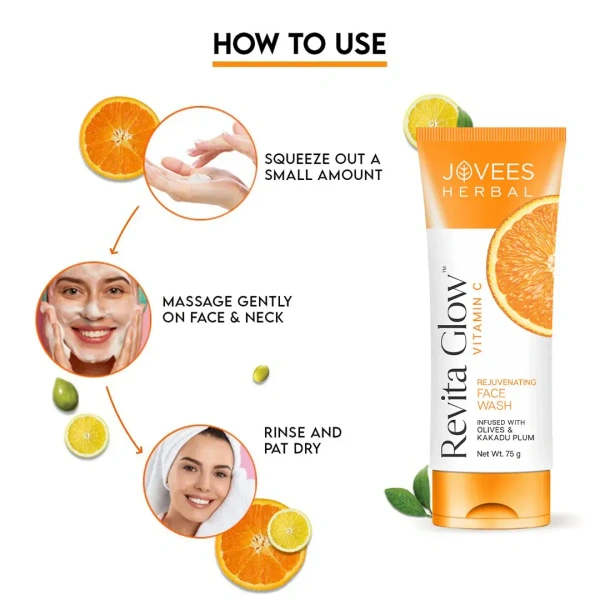 JOVEES HERBAL CARE Revita Glow Vitamin C Face Wash - Jovees - 75g
