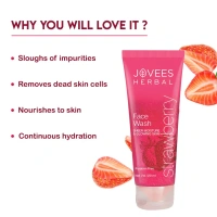JOVEES HERBAL CARE Strawberry Face Wash - Jovees - 50ml