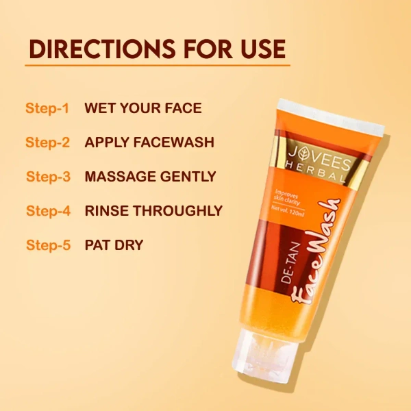 JOVEES HERBAL CARE DE-TAN facewash - Jovees - 120ml