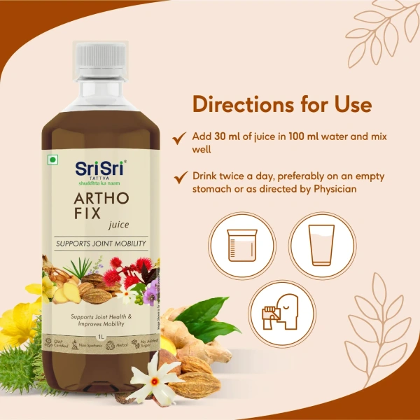 SRI SRI AYURVEDA Artho Fix Juice - Sri Sri - 1L