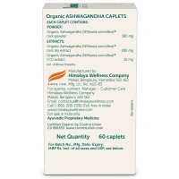 HIMALAYA DRUGS Organic Ashwagandha - Himalaya - 60Tablet