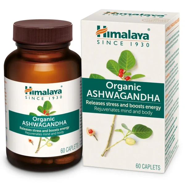 HIMALAYA DRUGS Organic Ashwagandha - Himalaya - 60Tablet