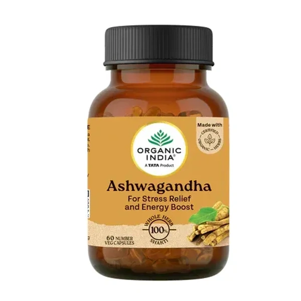ORGANIC INDIA Ashwaganda Capsule - Organic - 60Capsule