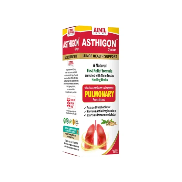 AIMIL PHARMACEUTICAL Asthigon Syrup - Aimil  - 200Ml