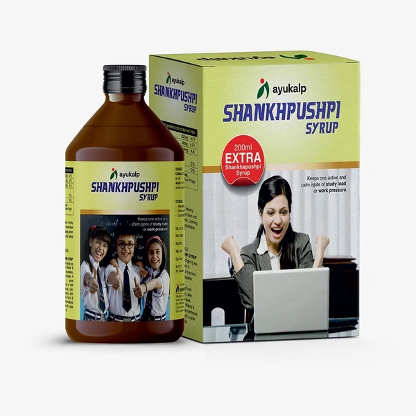 AYUKALPA UAP  Shankhapushpi Syrup - Ayukalp - 200Ml