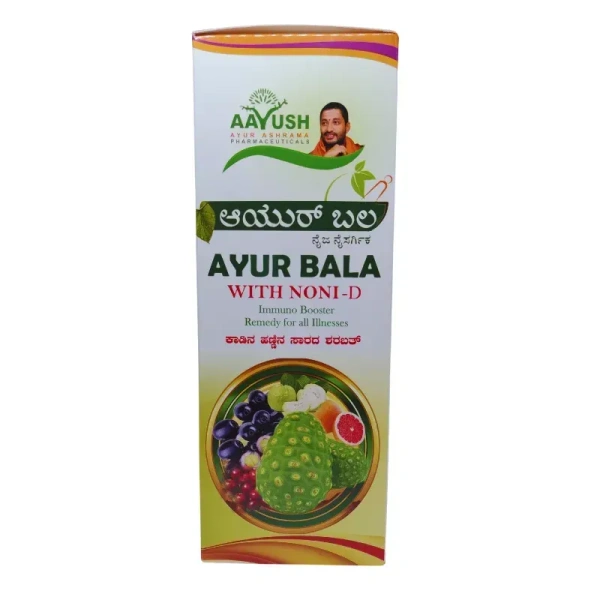 AYUR ASHRAMA PHARMACEUTICALS Ayur Bala (With Noni-D) - Ayur Ashram - 1L
