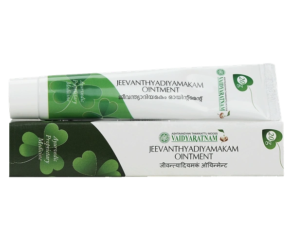 VAIDYARATHNAM Jeevanthyadi Yamakom Ointment - Vaidyaratnam - 20Gm