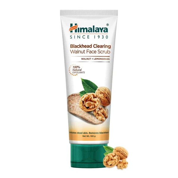 HIMALAYA DRUGS Blackhead Clearing Walnut Scrub - Himalaya - 100g