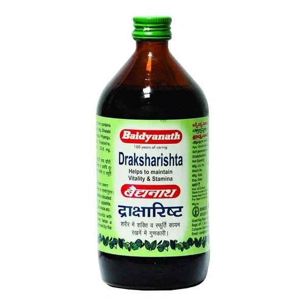 BAIDYANATH  Draksharishta - Baidyanath - 450Ml