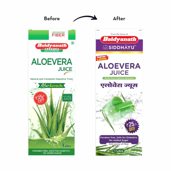 BAIDYANATH Aloevera Juice - Baidyanath - 1L