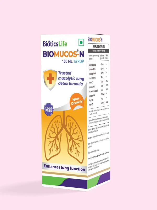 BIOTICS  Biomucos-N Syrup  Biotics  - 100Ml