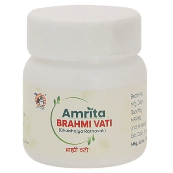 AMRITA DRUGS  Brahmi Vati - Amrita - 60 Tablet