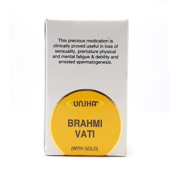 UNJHA Brahmi Vati(Gold) - Unjha - 30 Tablets