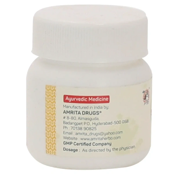 AMRITA DRUGS  Brahmi Vati - Amrita - 60 Tablet