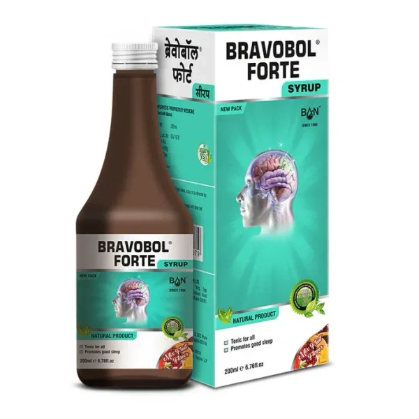 BAN LABS  Bravobol Forte Syrup - Banlab - 200ml