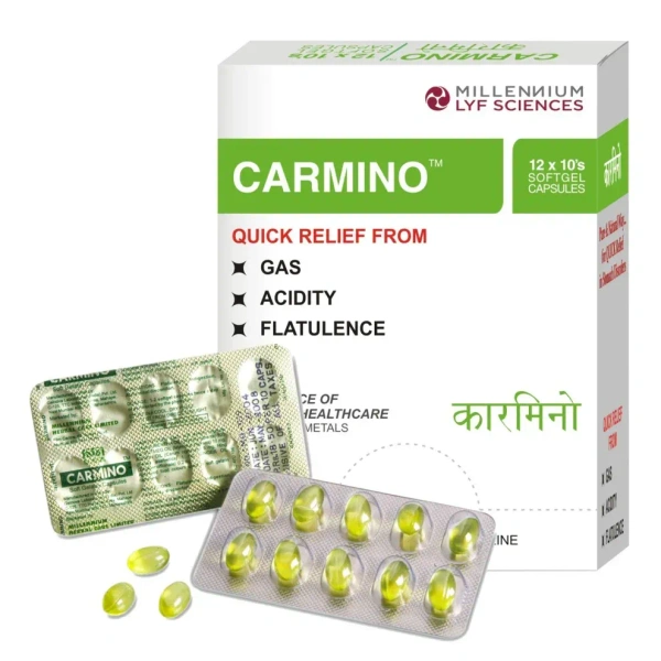 MILLENIUM HERBALS Carmino Capsule - Millennium - 10Capsules