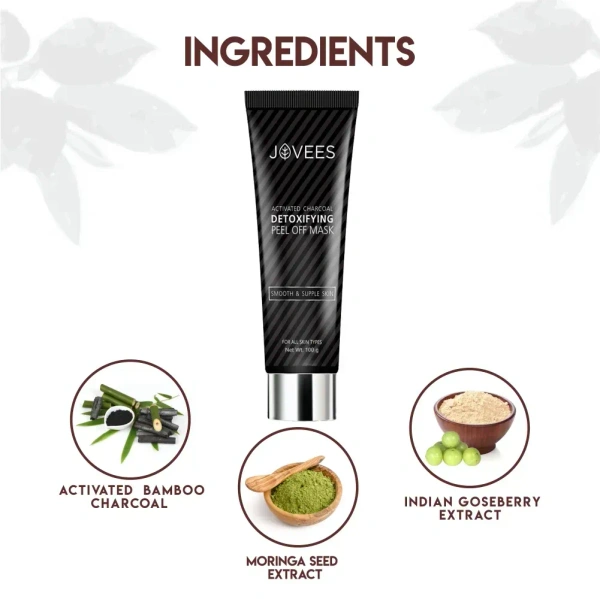 JOVEES HERBAL CARE Activated Charcoal Detoxifying Peel Off Mask - Jovees - 100g
