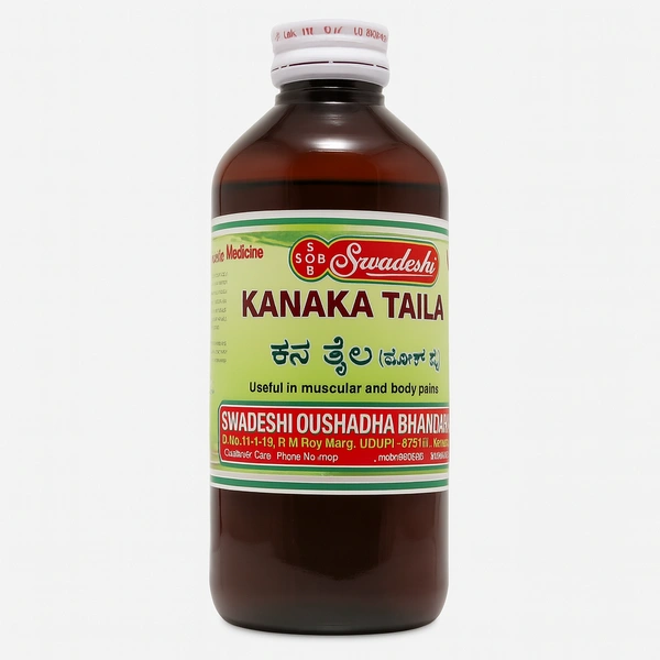 Swadeshi Ayurveda Kanaka Taila | Herbal Oil | 200ml - 200ml