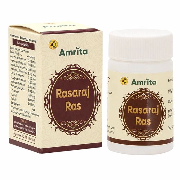 AMRITA DRUGS Rasraj Ras(Gold) - Amrita - 10 Tab