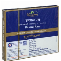 SHREE DHOOTAPAPESHWAR Rasaraj Ras Tablet - 30 Tablets
