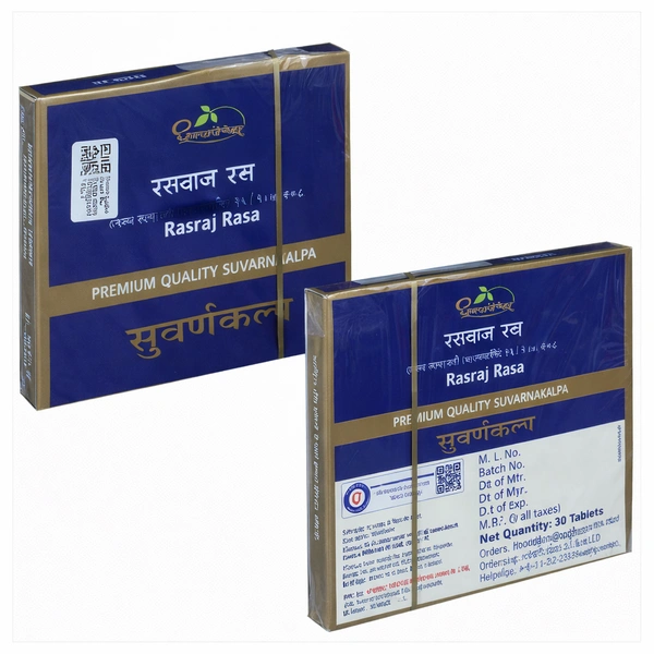 SHREE DHOOTAPAPESHWAR Rasaraj Ras Tablet - 30 Tablets