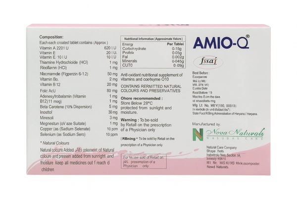 NEON NATURALS Amio-Q Tablet - Neon Natura - 30Tablet