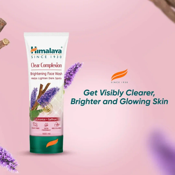 HIMALAYA DRUGS Clear Complexion Brightening Face Wash - Himalaya - 50Ml
