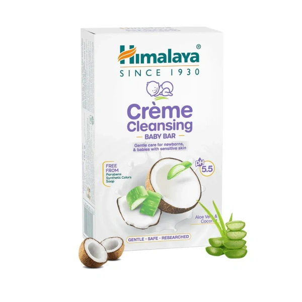 HIMALAYA PHARMA Creme Cleansing Baby Bar - Himalaya - 75g