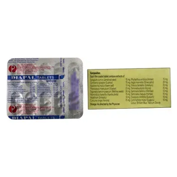 DR.PALEP'S MEDICAL  Diapal Tablet - Dr. Pale - 10Tablet