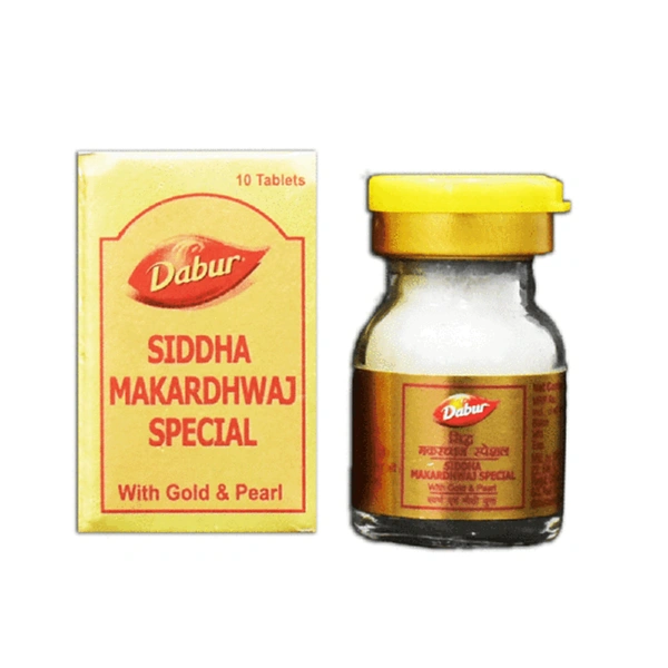 DABUR INDIA LIMITED Siddha Makardhwaj Special(Gold) - Dabur  - 10Tablet