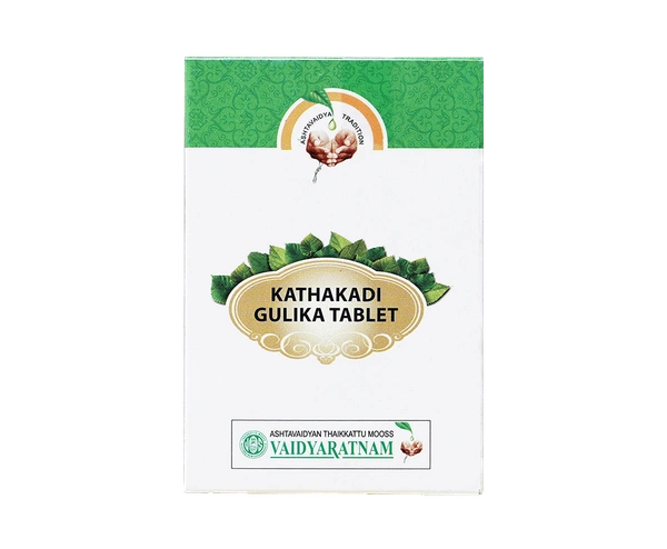 VAIDYARATHNAM Kathakadi Gulika Tablet - Vaidyaratnam - 10 Tablets