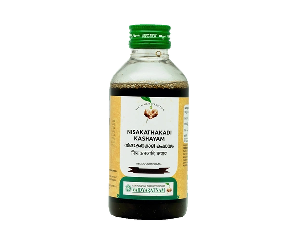 VAIDYARATHNAM Nishakathakadi Kashayam - Vaidyaratnam - 200Ml