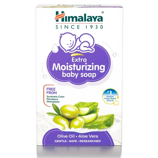 HIMALAYA DRUGS Baby Extra Moisturizing Soap - Himalaya - 125g
