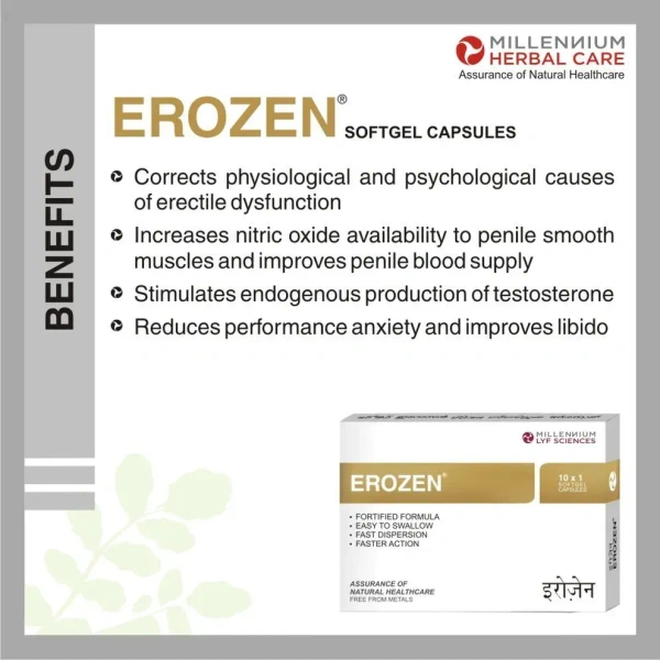 MILLENNIUM HERBALS Erozen Capsule - Millennium - 10Capsules
