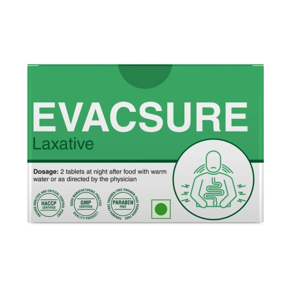 SRI SRI AYURVEDA Evacsure Laxative Tablets - Sri Sri - 10 Tablets