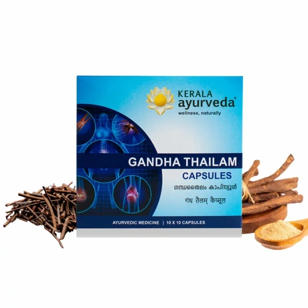 Kerala Ayurveda Gandha Thailam Capsules - Kerala  - 100Capsules