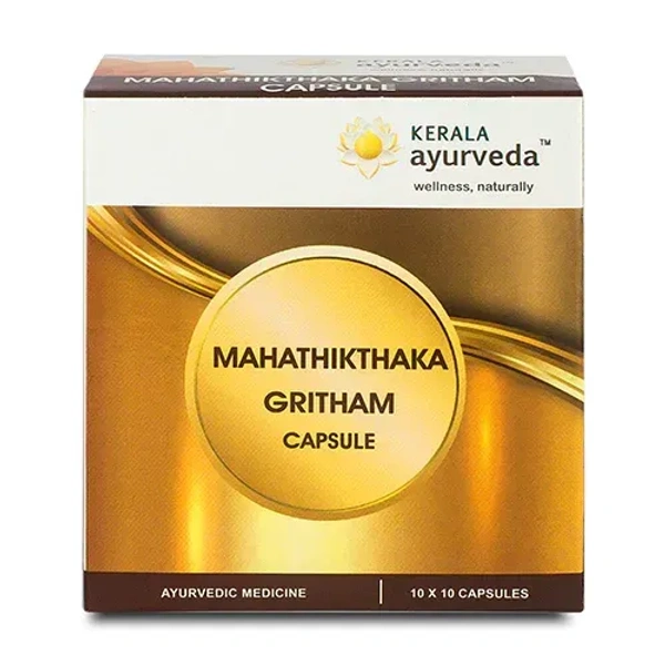 Kerala Ayurveda Mahathikthaka Gritham Capsules  - Kerala - 10Capsules