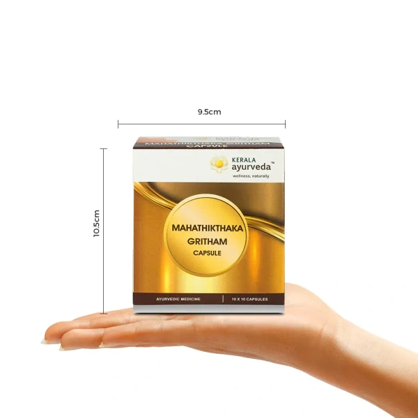 Kerala Ayurveda Mahathikthaka Gritham Capsules  - Kerala - 10Capsules