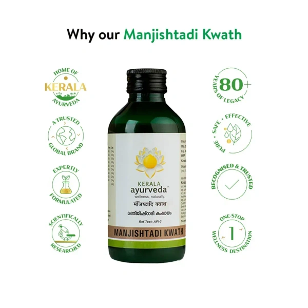 Kerala Ayurveda Manjishtadi Kwatha - Kerala - 200ml