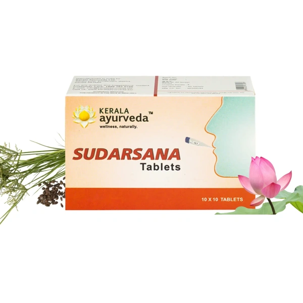  Kerala Ayurveda Sudarshana Tablets - Kerala  - 100Tablets