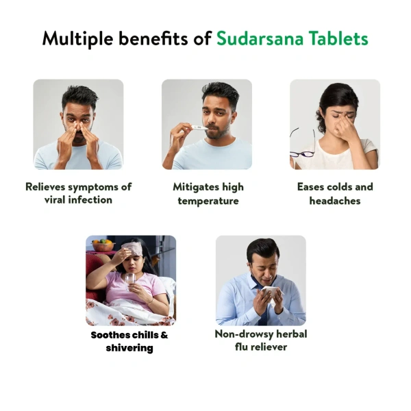  Kerala Ayurveda Sudarshana Tablets - Kerala  - 100Tablets