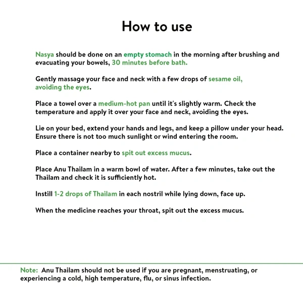 Kerala Ayurveda Anu Taila - Kerala  - 30ml